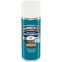 Hammerite - Pintura protectora de metal en spray blanco 400ml