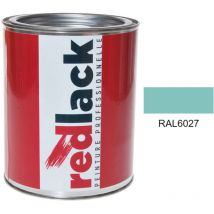 Redlack - Pintura Verde claro ral 6027 Multisoporte brillo 1L Rojo Lack
