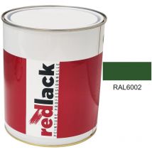 Redlack - Pintura verde follaje ral 6002 Multisoporte brillo 3L Rojo Lack
