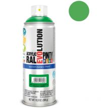 Jardibricodeco - Pintura En Spray Base Agua 520cc RAL6018 Verde Amarillento Pintyplus