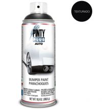 Pintyplus - Pintura En Spray 520cc Acabado Texturado Negro Parachoques Plástico BT104