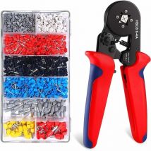 Pinza Crimpatrice 4 Lati 1200 Pinza Terminali Cablaggio Utensili 0,25-10 mm² Elettricista Professionista - Ulisem