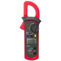Elle - Pinza amperimétrica digital, multímetro y voltímetro de rango automático, comprobador de voltaje, medidas de corriente ca, resistencia,