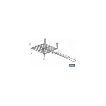 Doppia griglia in acciaio inossidabile 450x 450mm
