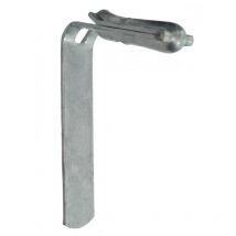 Abrazadera negrafix para techo de acero acanalado, sin luz, sin tornillos