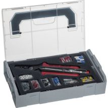 NWS - 338-23 Pinza pressatrice Incl. tester di tensione, incl. Assortimento di capicorda