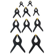 Pinzas de resorte 10 piezas Kinzo