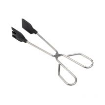 Küchenzange mit Klinge aus Silikon/Edelstahl. 30cm