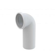 Raccord wc coudé 90° blanc blanc alcadrain A90-90