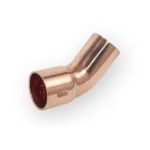 Conex - 28mm Copper Pipe 45 Deg Elbow Bow Fitting Connector Solder