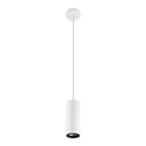 Leds-c4 - Pipe - 1 Light Slim Ceiling Pendant White 6.8cm, GU10