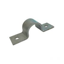 Graphskill - Pipe Saddle Clamp - Anchor - 90 mm id, 86 mm ih, 40 x 3 mm Steel Galvanised