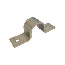 Pipe Saddle Clamp - Anchor - 90 mm id, 86 mm ih, 40 x 3 mm T304 Stainless Steel (A2)