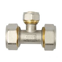 Pipetec - Klemmring Schraubfitting T-stück 26x16x26 Mm Reduziert Verbundrohr