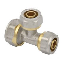 Klemmring Schraubfitting T-Stück reduziert 20x16x16 mm Verbundrohr