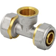 Klemmring Schraubfitting T-Stück 20x2 mm 1/2 Zoll Innengewinde