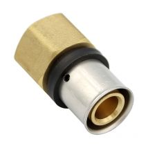 Pipetec - Pressfitting Übergang 20x2 Mm - 1/2 Zoll Ig Th Kontur Verbundrohr