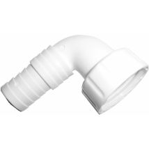 Pipetta Per Tubo Scarico Lavatrice Lavastoviglie Pvc 1' F Sifone Curva Incasso Ricambio S89