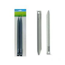 Campking 10x Piquets de tente demi-ronds 24cm