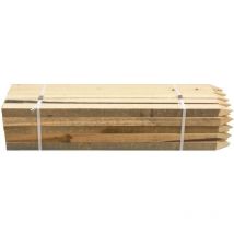 PIQUET DE CHANTIER BOIS LONGUEUR 80 CM 32x32 MM EUCALYPTUS - 23025