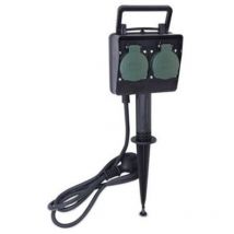 Piquet de jardin avec 2 fiches et 1,5 m IP44 GSC 0501332