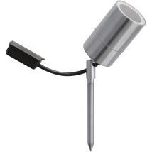 Projecteur avec piquet tilt kobe IP44 GU10 4.50W Acier inoxydable