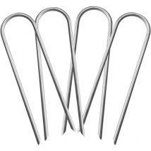 Piquets de trampoline Ancres de trampoline Ancres en u Accessoires de trampoline Piquets de tente en u Ancrages au sol Ancrages robustes(4)