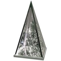Giocoplast Natale - Piramide 3d Decorazione Natalizia Per Interno Con Luci Led Bianco Caldo A Batteria