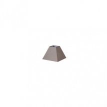 Piramide Abat-jour Tenorio Pinza Lin Gris 12dx7dx10h