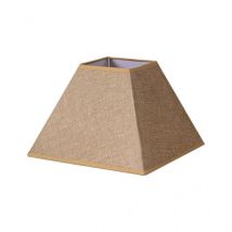 Abat-jour Pyramide Divos E27 Marron 40dx18dx28h Saco-yute