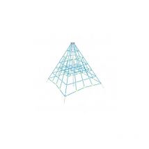 Italfrom - Piramide In Corda Costituita Da Funi Intrecciate H300cm