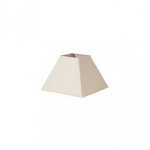 Piramide Mezzo Abat-jour E27 beige 25dx11dx18h Tissu Popeline