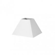 Piramide Mezzo Abat-jour E27 Blanc 30dx13dx22h Popeline Tissu