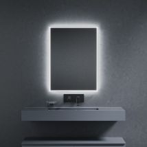 Inda - Piran+ 60x80cm Miroir led dépoli à lumière et intensité