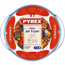 Pyrex 5427879 Air Fryer Pirofila Tonda In Vetro Borosilicato 20 Cm 1 L Colore Trasparente