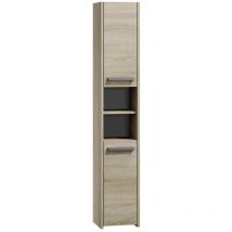 Hucoco - pisa Colonne de salle de bain 30x30x170 Meuble salle de bain Rangement salle de bain Armoire Toilette Colonne rangement