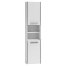 Hucoco - pisa Columna de baño 30x40x170 Muebles de baño Almacenamiento de baño Mueble de baño Columna de almacenamiento