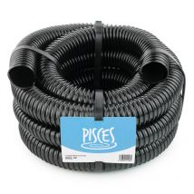 Pisces - 5 Metres Of 40mm Corrugated Flexible Black Pond Hose Pipe
