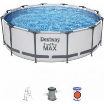 Bestway - Piscina con struttura rotonda Steel Pro max 366x100 cm 56418