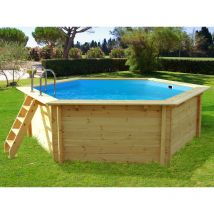 Habitat Et Jardin - Piscina de madera 'Hawai' - 4.10 x 1.18 m