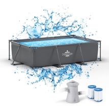 Dardaruga - Piscina Fuori Terra bali 300x200x75cm + Pompa e Cartucce Filtro