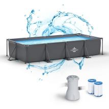 Dardaruga - Piscina Fuori Terra galapagos 450x220x84cm Con Accessori