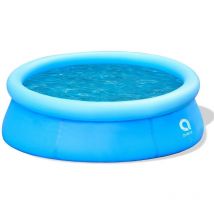 Piscina Fuoriterra Rotonda Gonfiabile Avenli Cm 240x63 Autoportante Azzurra