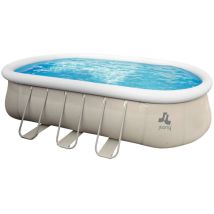 Jilong - Piscina Autoportante Ovale 610x360x122 Cm In Acciaio Antiruggine