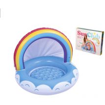 Piscina per bambini arcobaleno 95x66cm