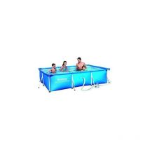 Piscina rettangolare rigida alserio bestway 300x201x66h cm con pompa