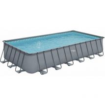Summer Waves - Piscina Fuori Terra Elite - ludo 5 - 7,32 x 3,66 x 1,32 m - Filtrazione a sabbia 5.1m3 / h