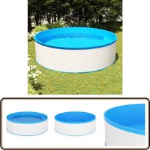 Piscine à éclaboussures 350x90 cm Blanc - Piscine Gonflable - Piscine Hors Sol - Piscine Pour Enfants - Piscine Familiale - Piscine D'été