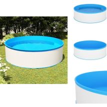 Piscine à éclaboussures 350x90 cm Blanc - Piscine Gonflable - Piscine Hors Sol - Piscine Pour Enfants - Piscine Familiale - Piscine D'été