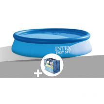 Kit piscine autoportée Intex Easy Set 3,05 x 0,61 m (avec filtration) + Bâche à bulles